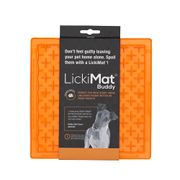 LickiMat® Classic Buddy™ lízacia podložka 20 x 20 cm oranžová