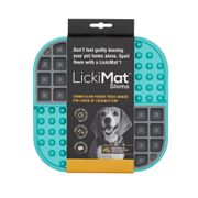 LickiMat® Slomo™ lízacia podložka 20 x 20 cm tyrkysová