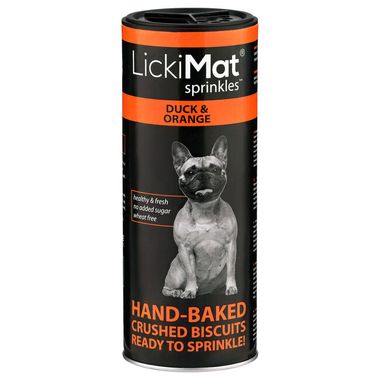 LickiMat® Sprinkles™ kačka & pomaranč 150 g