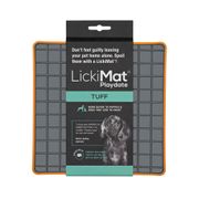 LickiMat® Tuff™ Playdate™ lízacia podložka 20 x 20 cm oranžová