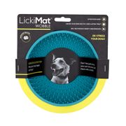 LickiMat® Wobble™ lízacia podložka 8 x 16,5 cm tyrkysová