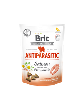 Pamlsky Brit Care Dog Functional Snack Antiparasitic losos 150 g 