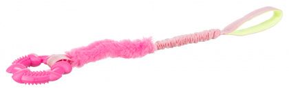 Trixie Bungee  preťahovadlo lano s krúžkom  10 / 56 cm  mix farieb
