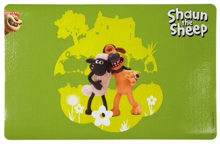 Trixie Podložka pod misky ovečka Shaun 44 x 28 cm zelená 