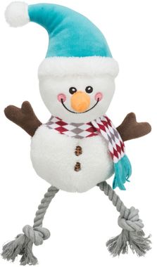 Trixie Xmas SNOWMAN, plyšový snehuliak so zvukom plyš/bavlna 49 cm