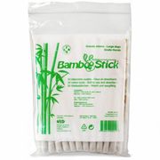 Vatové tyčinky Bamboo Stick na čistenie uší L/XL, 50 ks