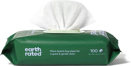 Vlhčené obrúsky pre psov Earth Rated 100 ks s vôňou levandule
